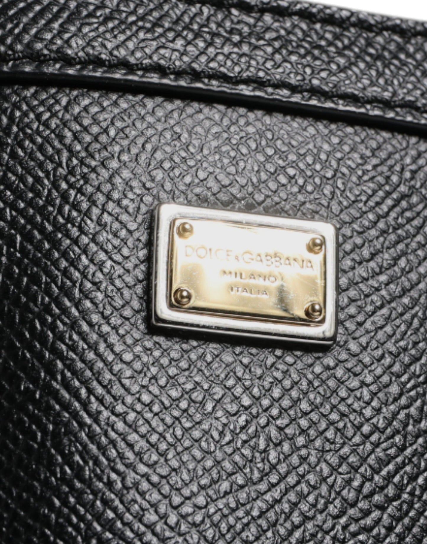 Sac cabas Miss Escape en cuir noir Dolce &amp; Gabbana
