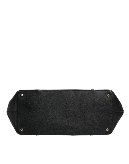 Sac cabas Miss Escape en cuir noir Dolce &amp; Gabbana