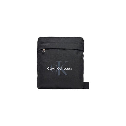 Sac messager noir en polyester recyclé Calvin Klein Jeans
