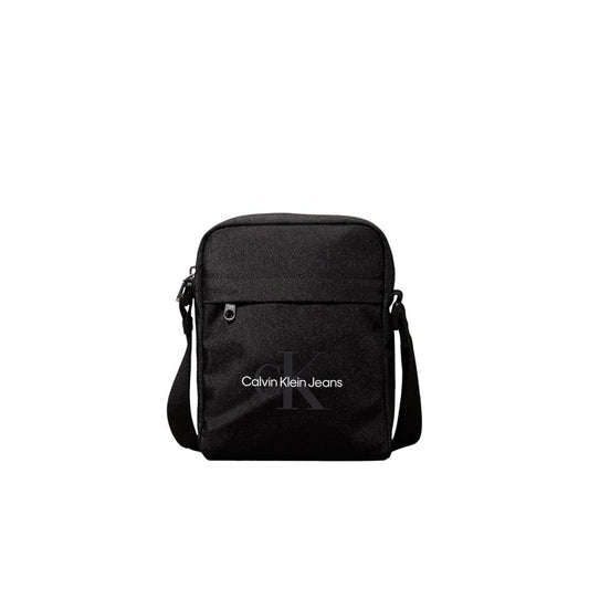 Sac messager noir en polyester recyclé Calvin Klein Jeans