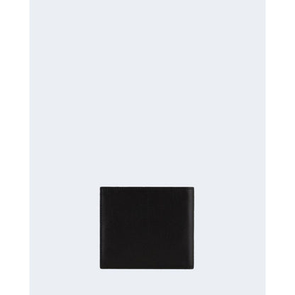 Portefeuille en cuir noir Armani Exchange
