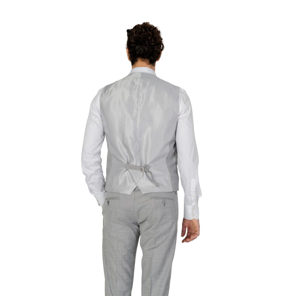 Gilet en polyester gris Antony Morato
