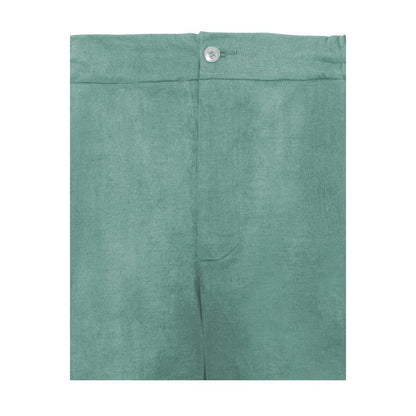 Short en lin vert Alpha Studio