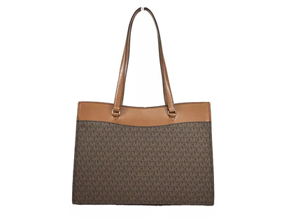 Grand sac fourre-tout Jet Set de Michael Kors, marron