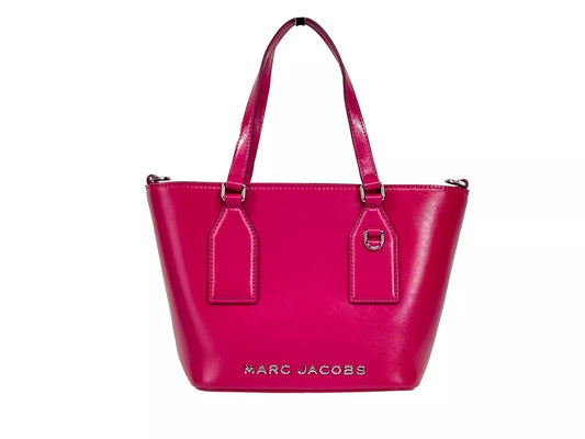 Petit sac fourre-tout à bandoulière en cuir Saffiano Marc Jacobs