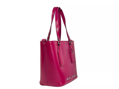 Petit sac fourre-tout à bandoulière en cuir Saffiano Marc Jacobs