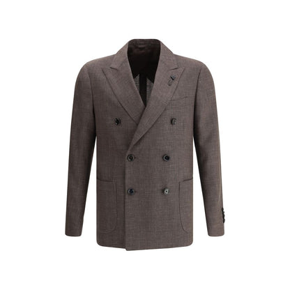 Veste blazer Lardini avec broche emblématique