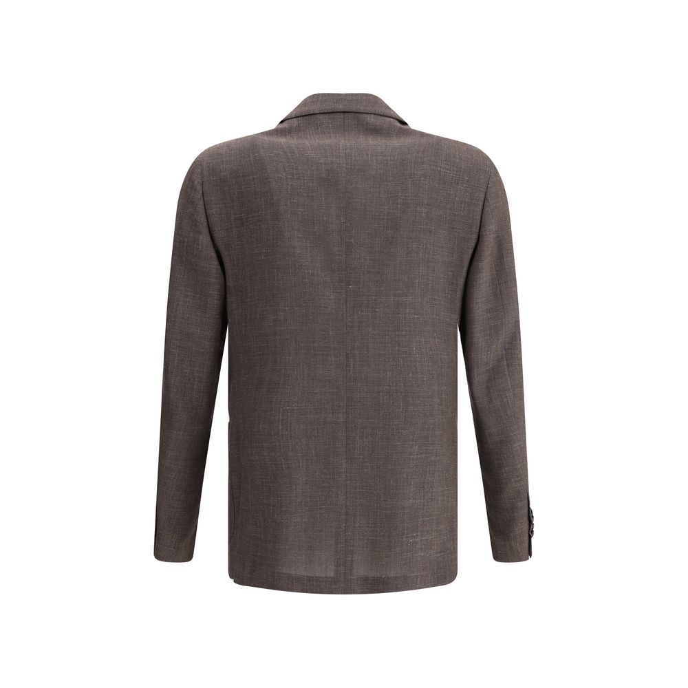 Veste blazer Lardini avec broche emblématique