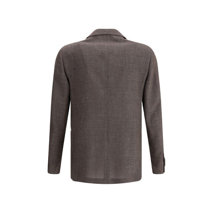 Veste blazer Lardini avec broche emblématique
