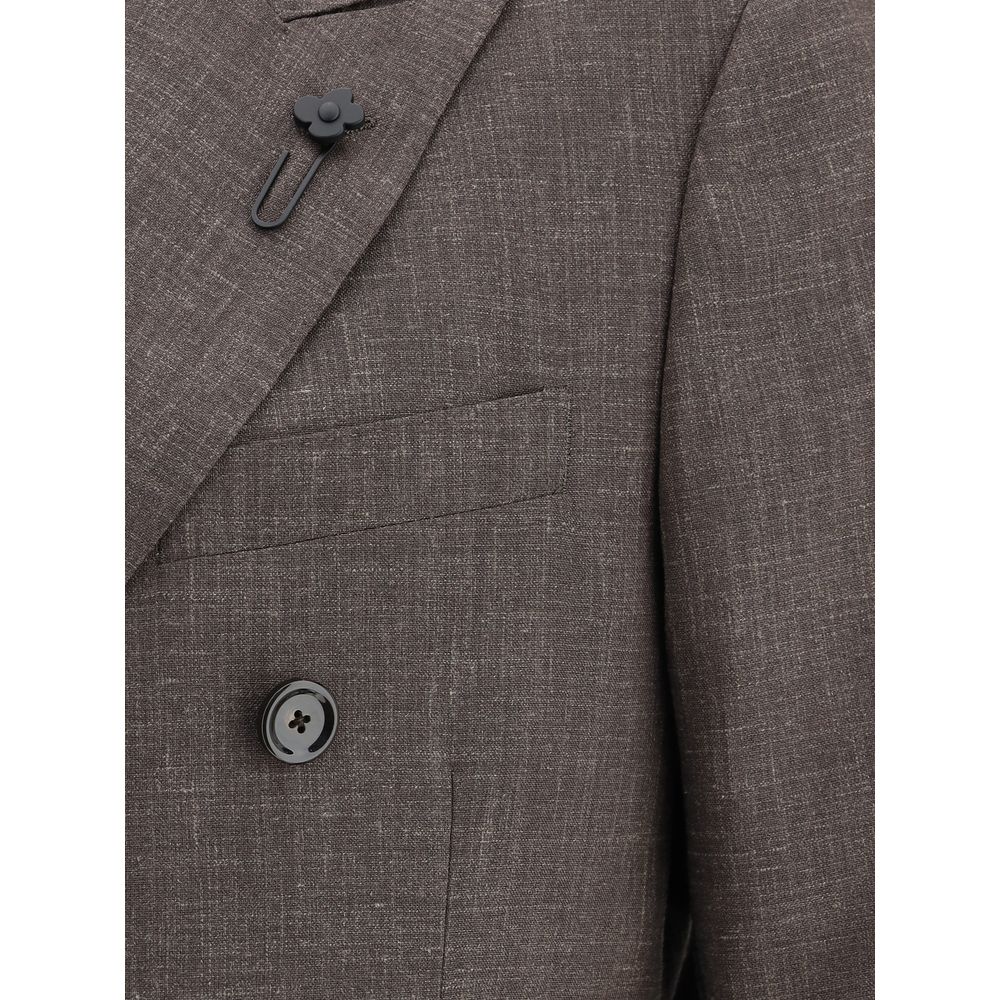 Veste blazer Lardini avec broche emblématique