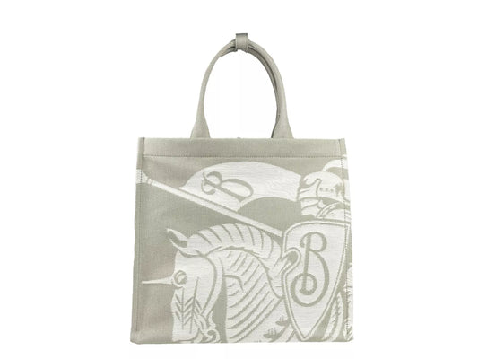Sac fourre-tout Burberry EKD en toile avec pochette à monnaie beige