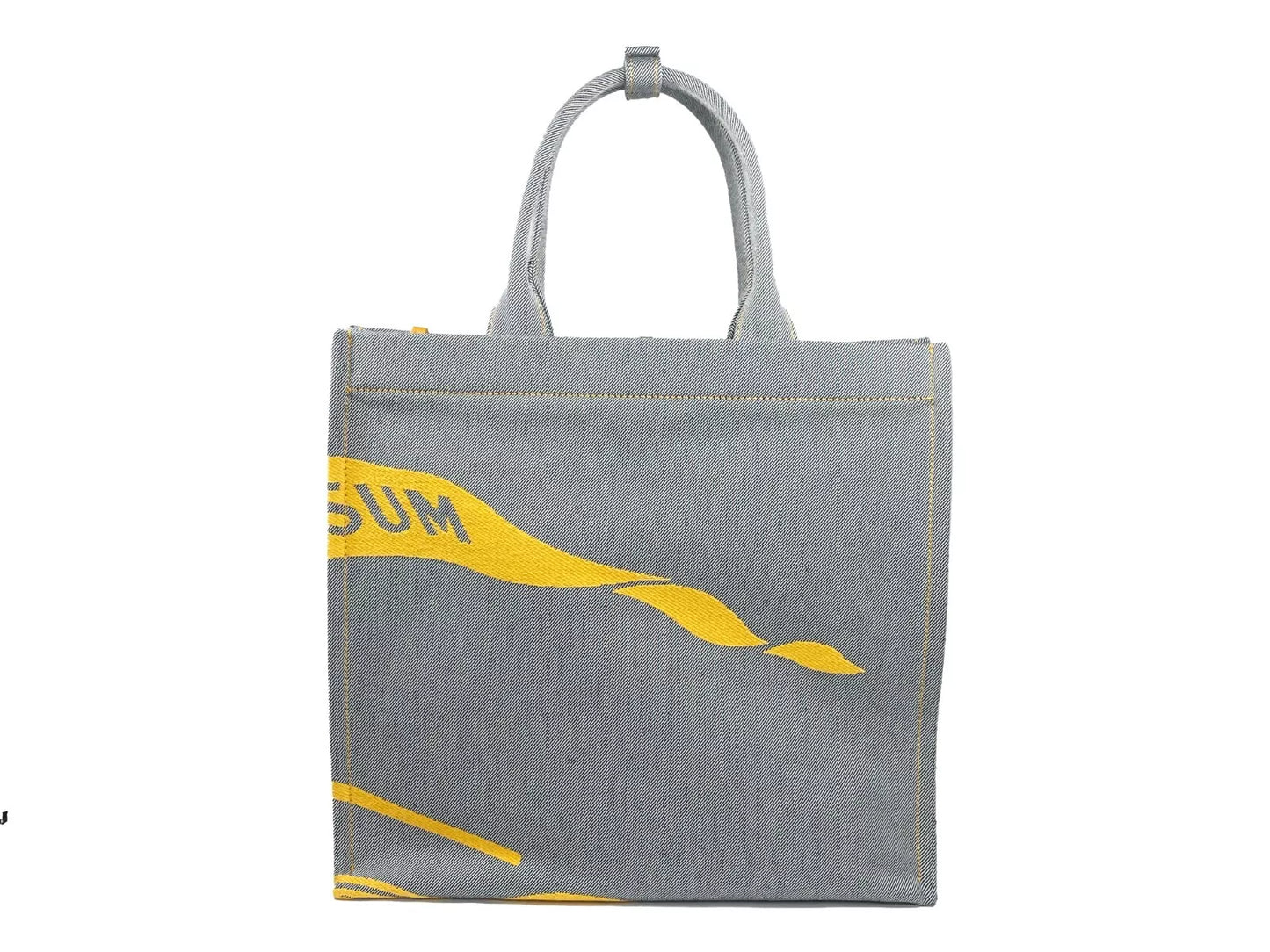 Sac fourre-tout en toile Burberry EKD avec pochette à monnaie, motif tournesol gris