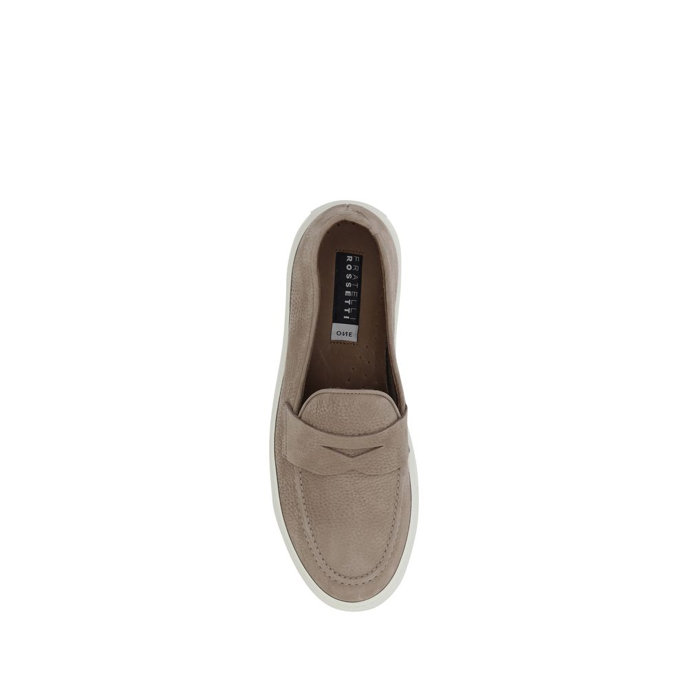 Mocassins en cuir martelé Fratelli Rossetti