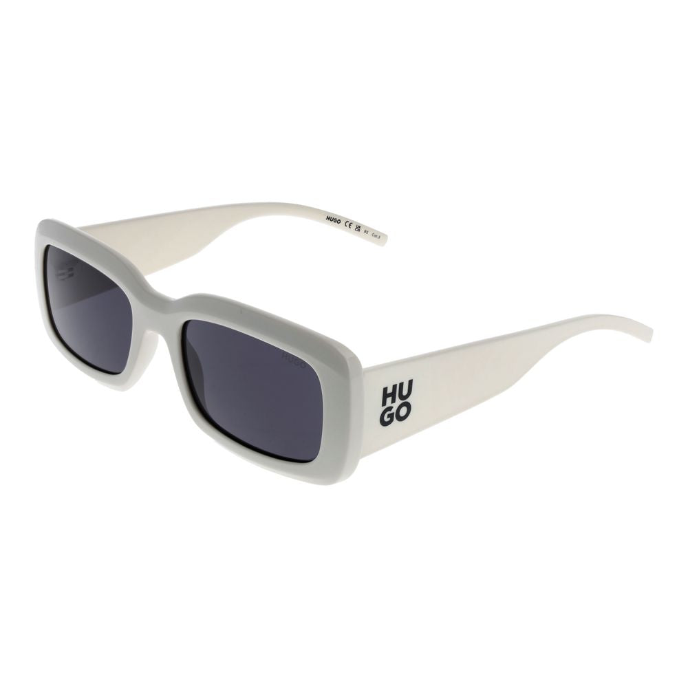 Lunettes de soleil unisexes blanches Hugo Boss