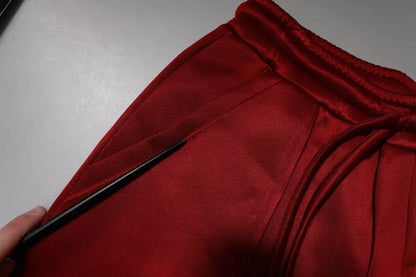 Bermuda taille moyenne en nylon viscose marron Dolce &amp; Gabbana