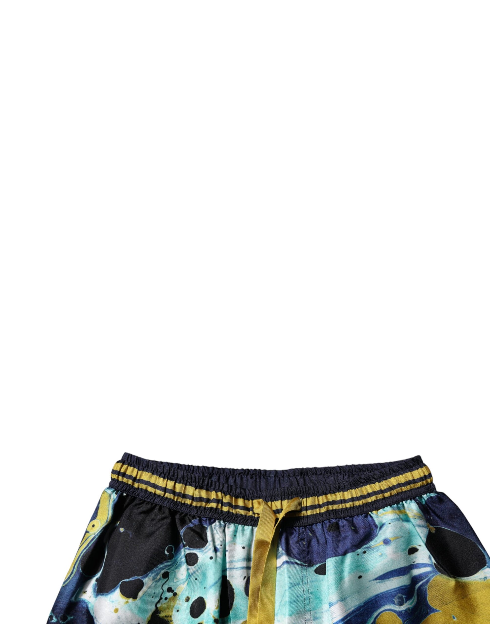 Dolce & Gabbana Multicolor Marble Print Jogger Sweatpants Pants by Dolce & Gabbana