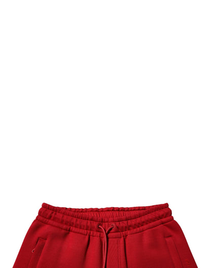 Dolce & Gabbana Red Cotton Jogger Jogging Pants by Dolce & Gabbana