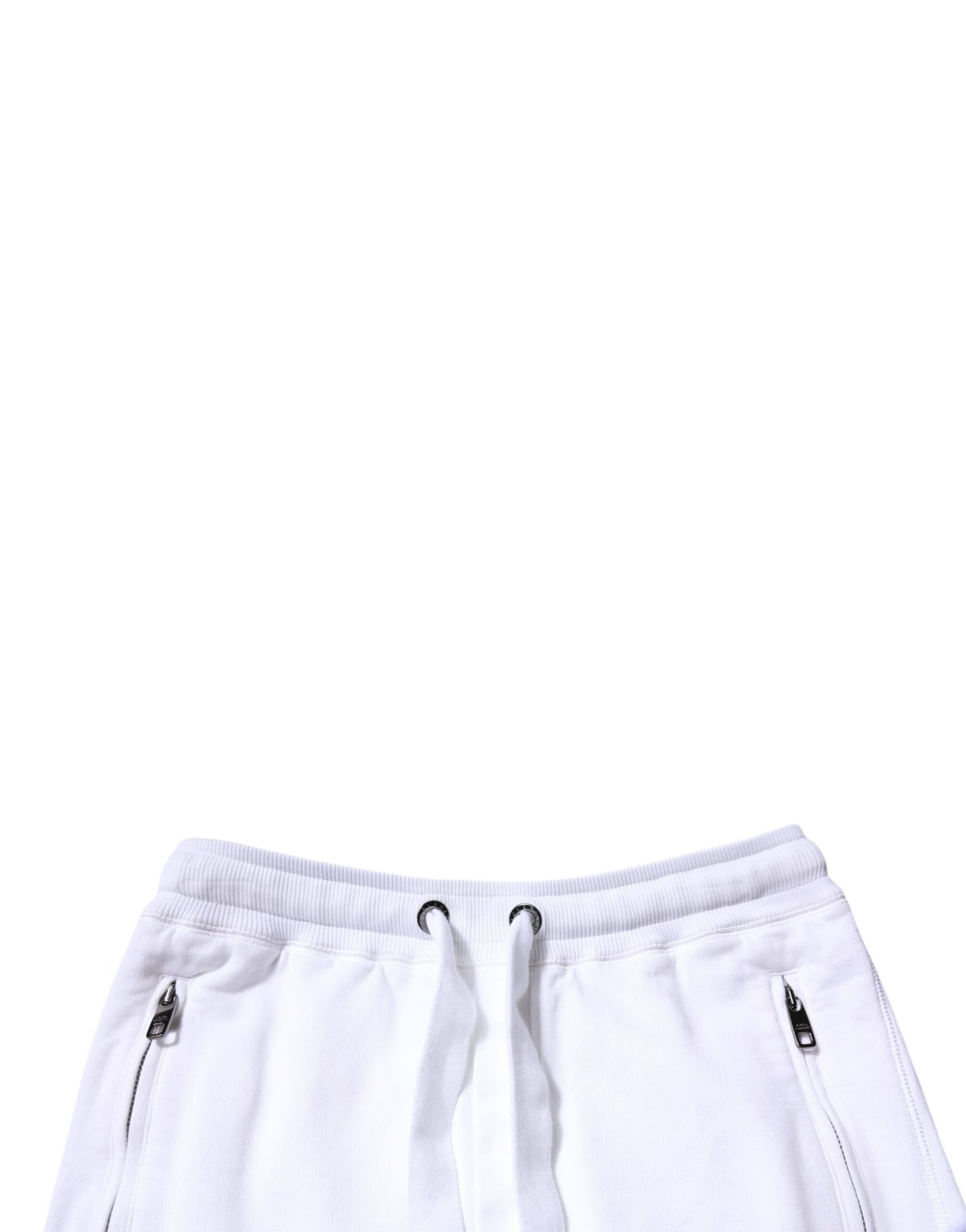 Dolce & Gabbana White Cotton Logo Jogger Pants by Dolce & Gabbana