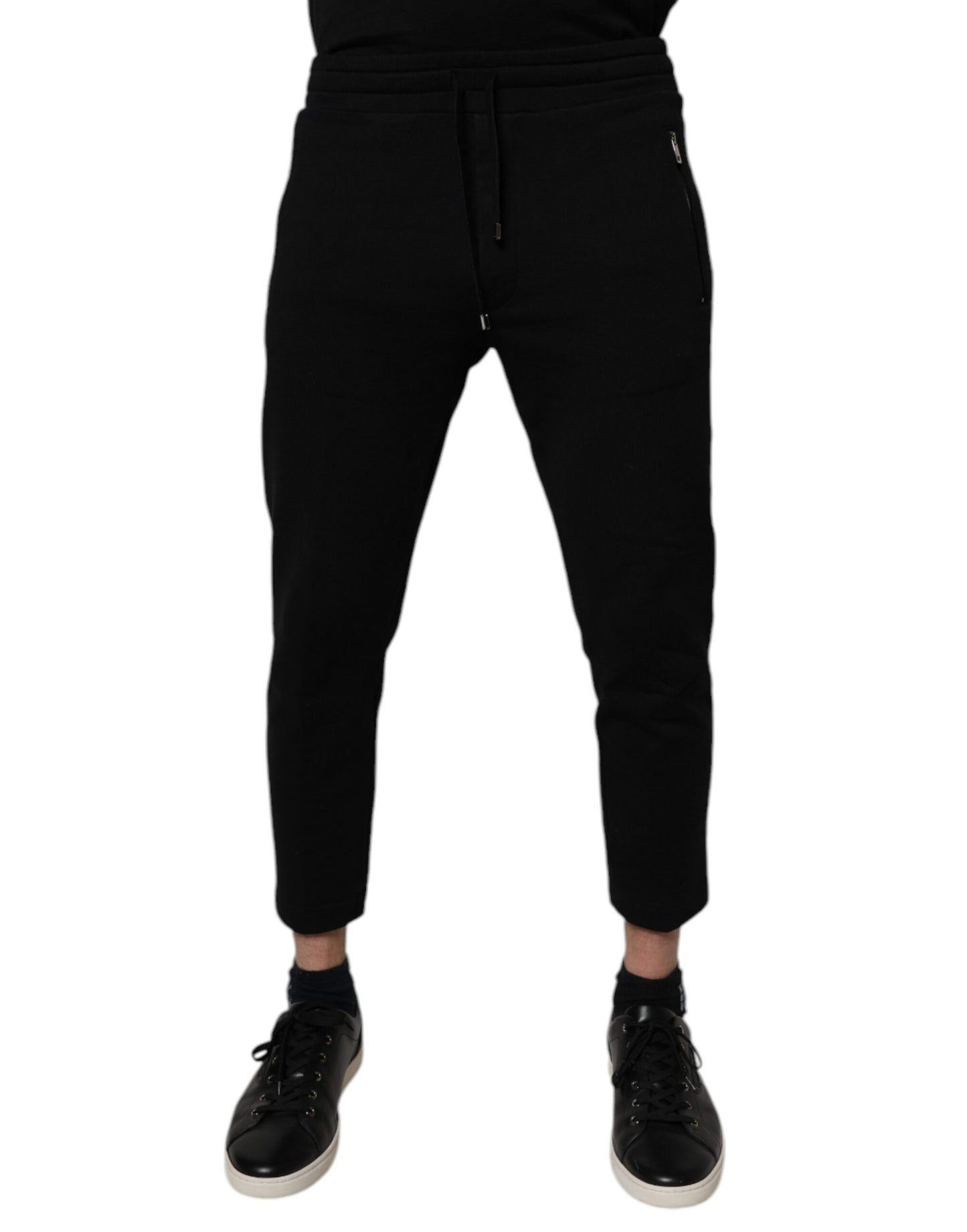 Dolce & Gabbana Black Cotton Jogger Jogging Pants by Dolce & Gabbana