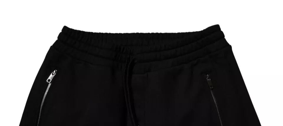Dolce & Gabbana Black Cotton Jogger Jogging Pants by Dolce & Gabbana