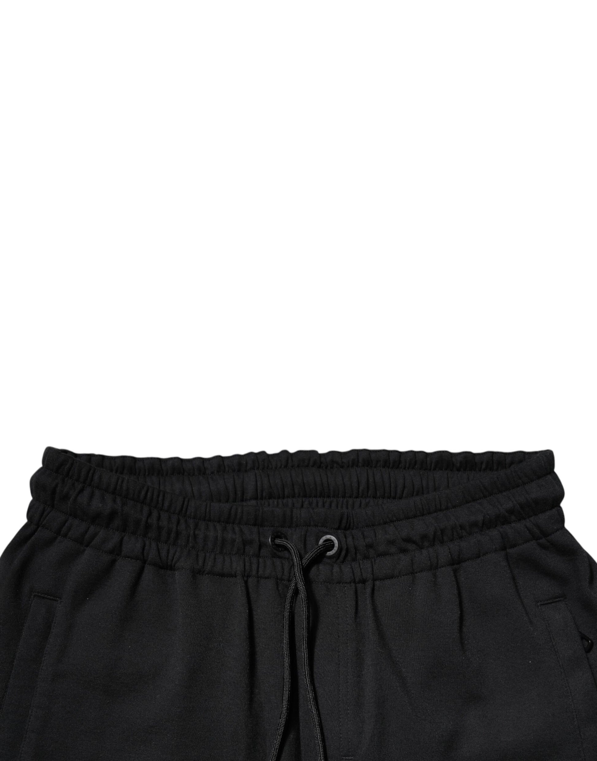 Dolce & Gabbana Black Cotton Jogger Jogging Pants by Dolce & Gabbana