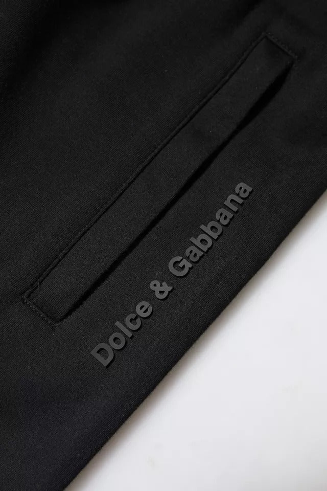 Dolce & Gabbana Black Cotton Jogger Jogging Pants by Dolce & Gabbana