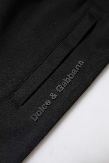 Dolce & Gabbana Black Cotton Jogger Jogging Pants by Dolce & Gabbana