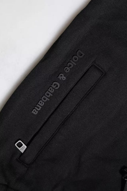 Dolce & Gabbana Black Cotton Jogger Jogging Pants by Dolce & Gabbana