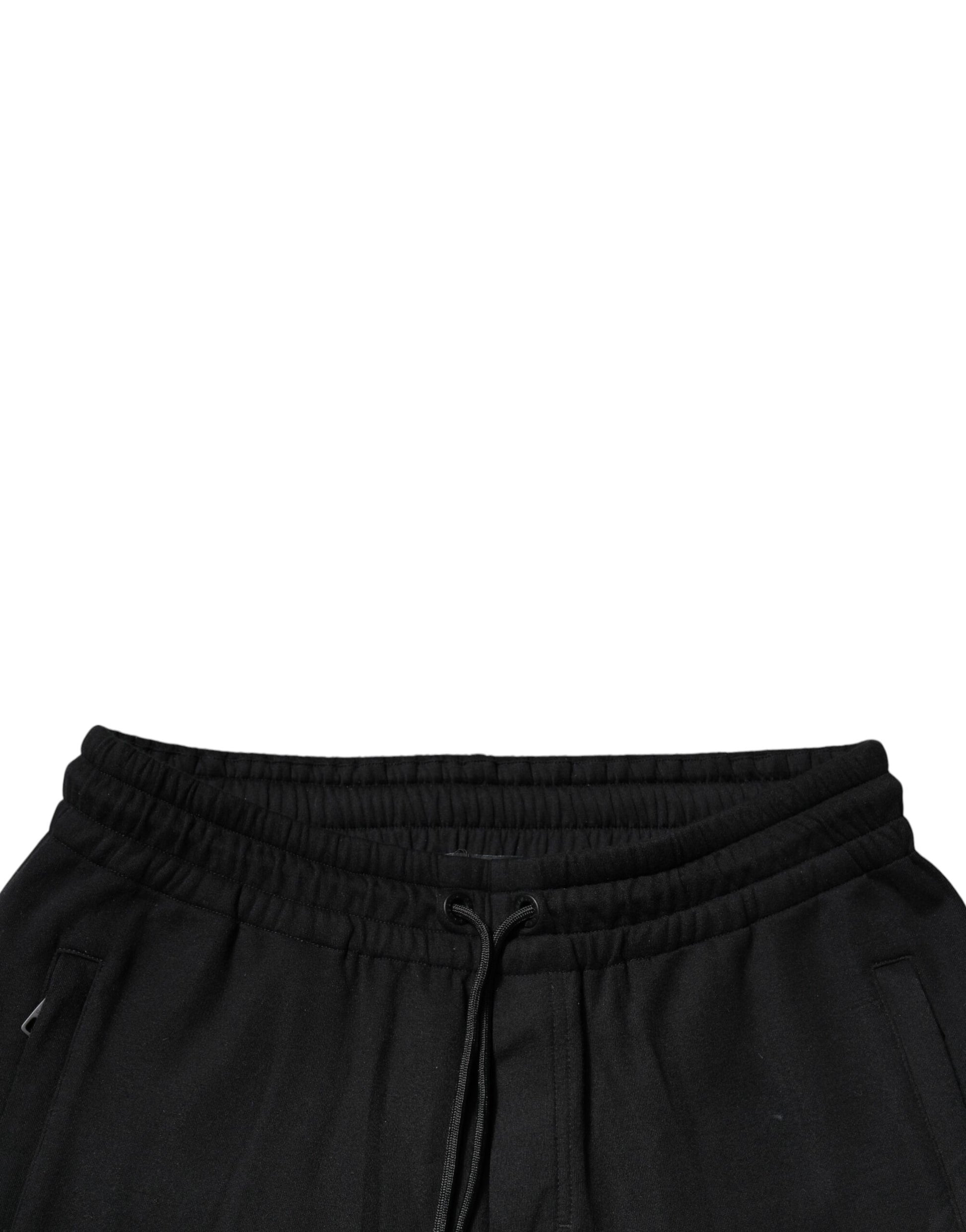 Dolce & Gabbana Black Cotton Jogger Jogging Pants by Dolce & Gabbana