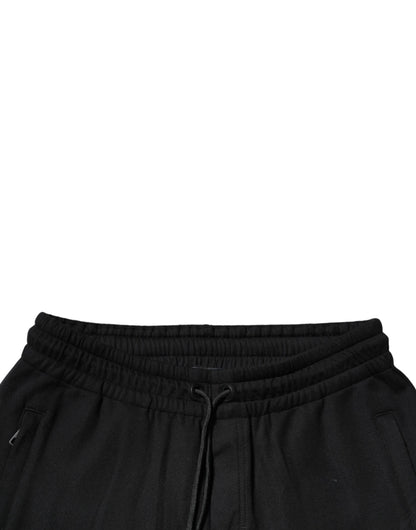 Dolce & Gabbana Black Cotton Jogger Jogging Pants by Dolce & Gabbana