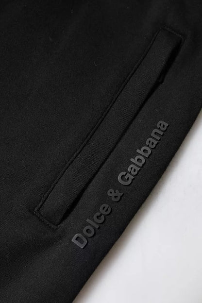 Dolce & Gabbana Black Cotton Jogger Jogging Pants by Dolce & Gabbana