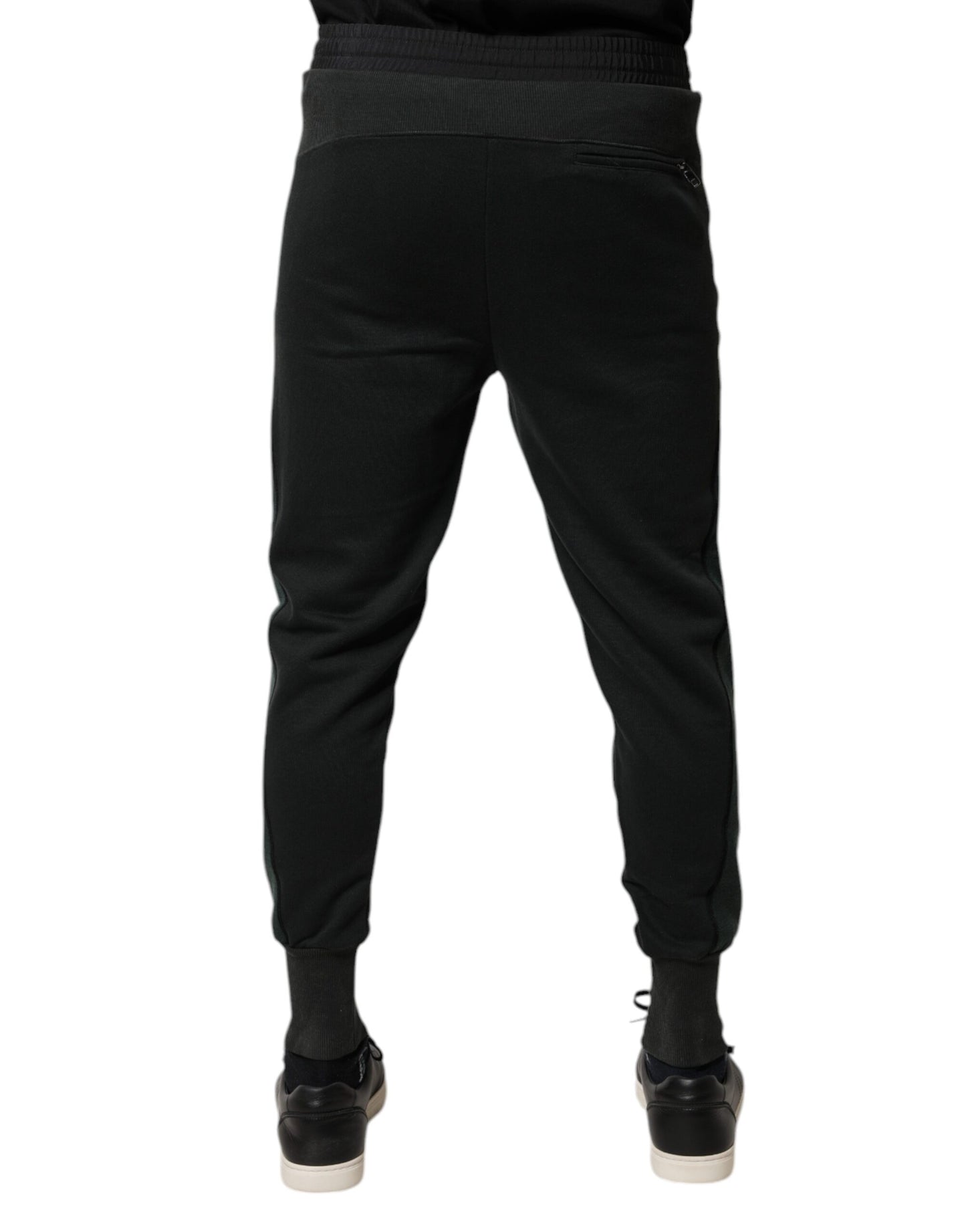 Dolce & Gabbana Black Cotton Blend Jogger Sweatpants Pants by Dolce & Gabbana