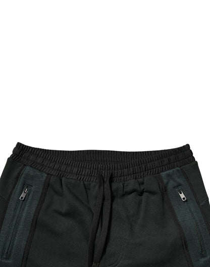 Dolce & Gabbana Black Cotton Blend Jogger Sweatpants Pants by Dolce & Gabbana