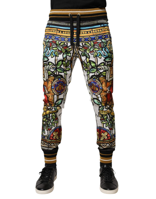 Dolce & Gabbana Multicolor NAPOLEON Jogger Sweatpants Pants by Dolce & Gabbana