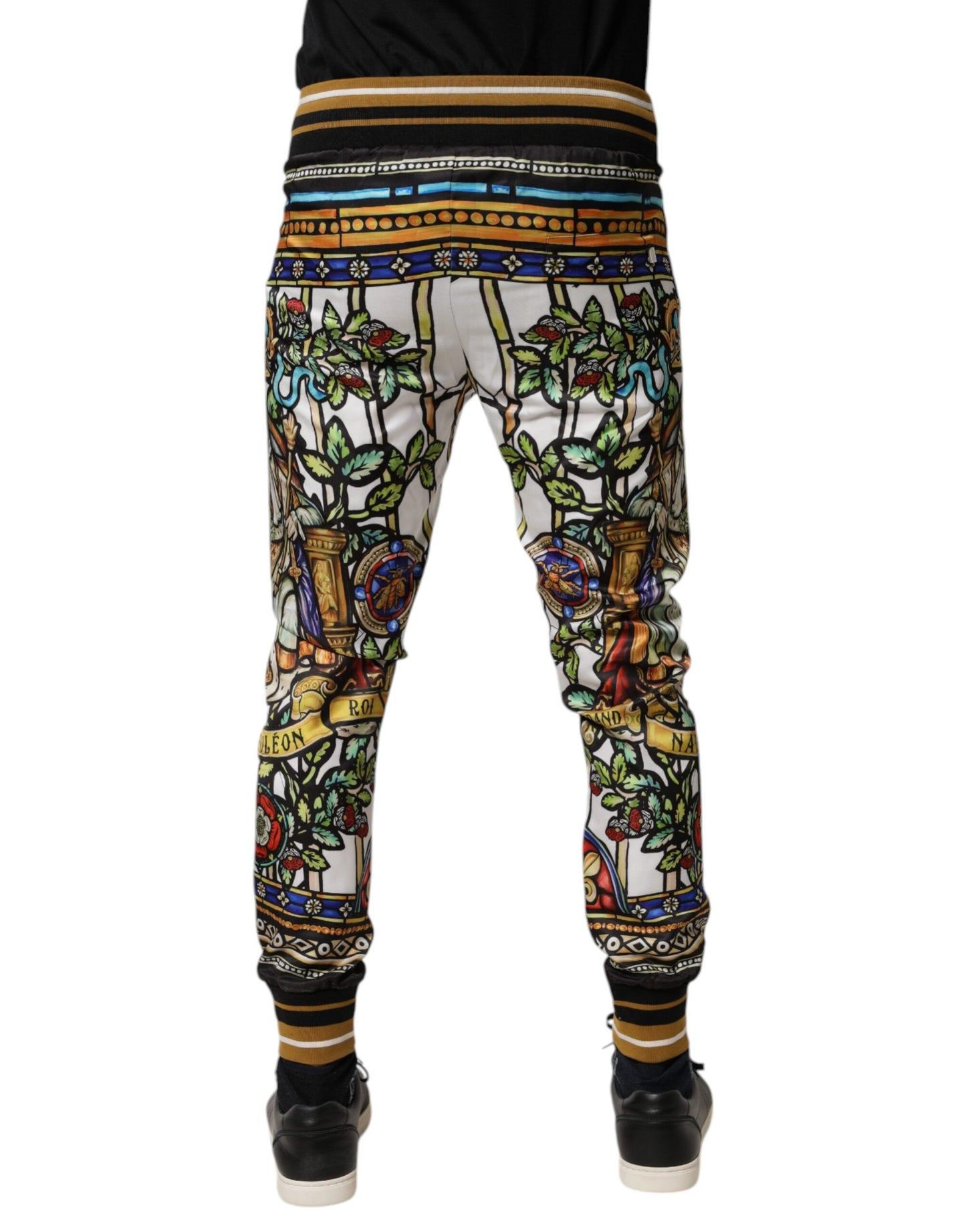 Dolce & Gabbana Multicolor NAPOLEON Jogger Sweatpants Pants by Dolce & Gabbana