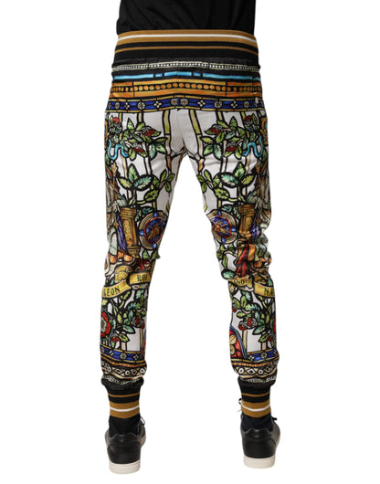 Dolce & Gabbana Multicolor NAPOLEON Jogger Sweatpants Pants by Dolce & Gabbana