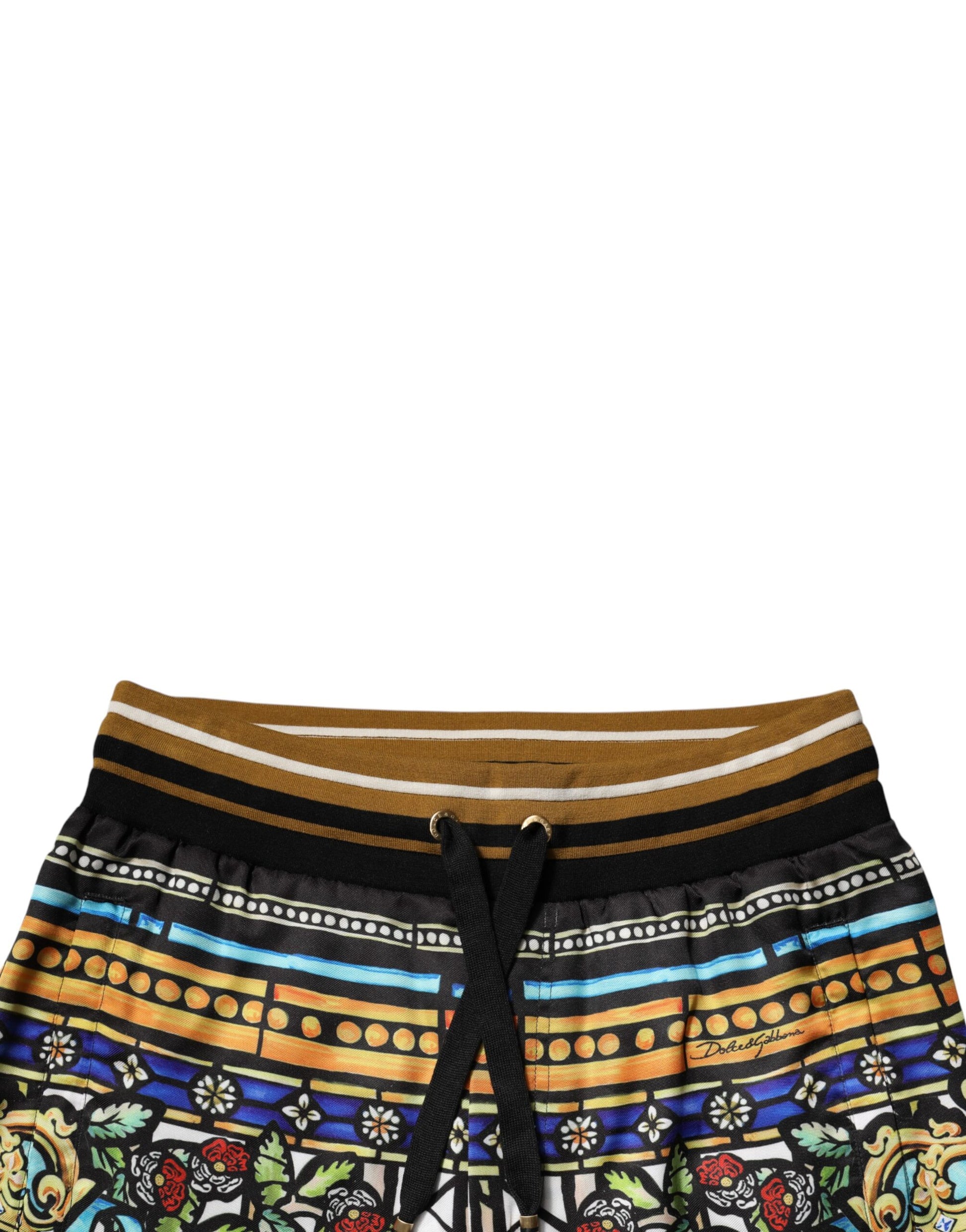 Dolce & Gabbana Multicolor NAPOLEON Jogger Sweatpants Pants by Dolce & Gabbana