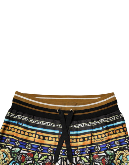 Dolce & Gabbana Multicolor NAPOLEON Jogger Sweatpants Pants by Dolce & Gabbana