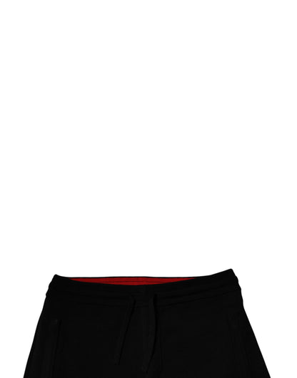 Dolce & Gabbana Black Wool Mid Waist Jogger Sweatpants Pants by Dolce & Gabbana