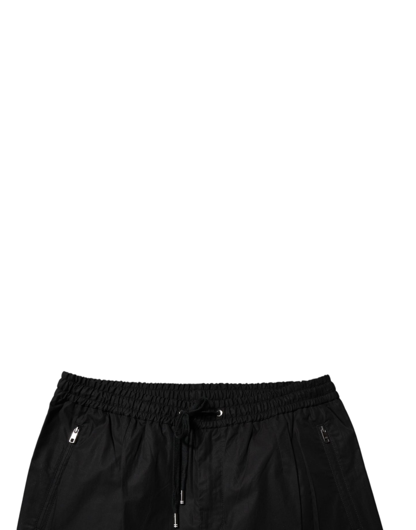Dolce & Gabbana Black Cotton Men Jogger Sweatpants Pants by Dolce & Gabbana