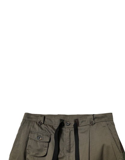 Dolce & Gabbana Multicolor Patchwork Camouflage Cargo Pants by Dolce & Gabbana