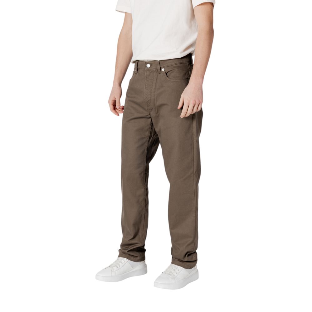 Calvin Klein Jeans Green Cotton Pant by Calvin Klein Jeans