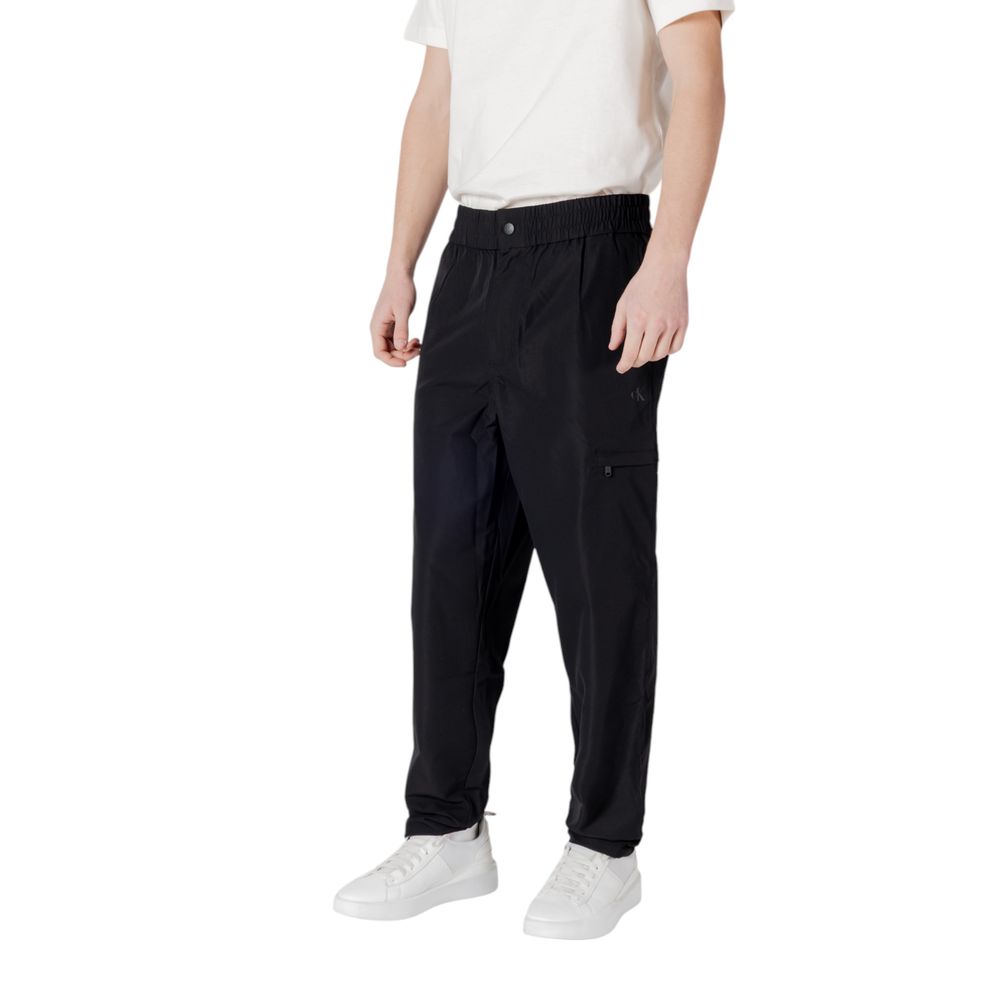 Calvin Klein Jeans Black Polyester Pant by Calvin Klein Jeans