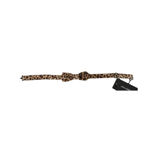 Cravates et nœud papillon en soie marron Dolce &amp; Gabbana