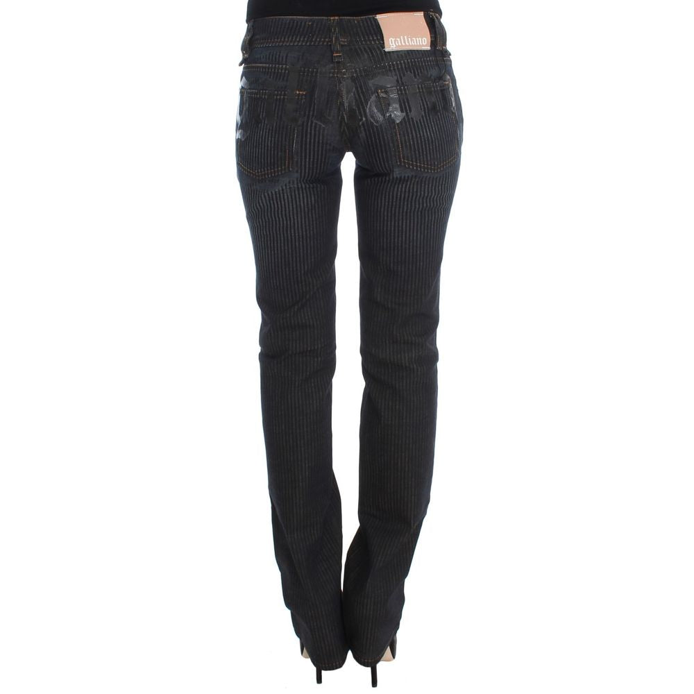 John Galliano Blue Cotton Jeans & Pant by John Galliano