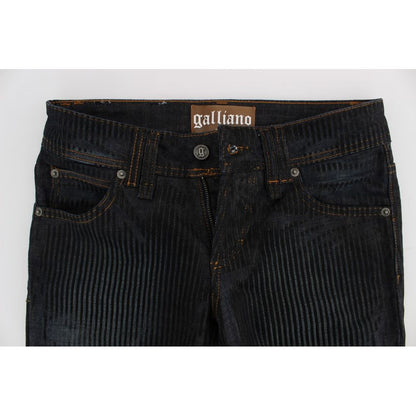 John Galliano Blue Cotton Jeans & Pant by John Galliano
