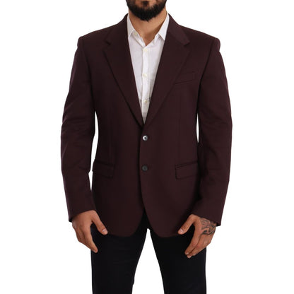Blazer en coton violet Dolce &amp; Gabbana