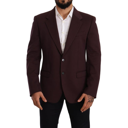 Blazer en coton violet Dolce &amp; Gabbana