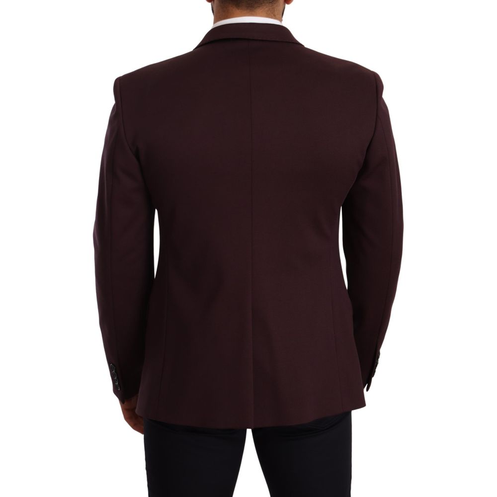 Blazer en coton violet Dolce &amp; Gabbana