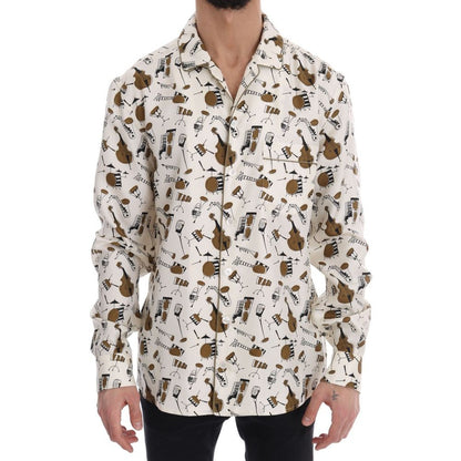 Dolce & Gabbana Multicolor Silk Shirt by Dolce & Gabbana